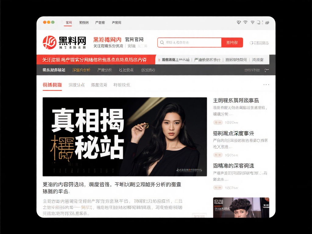 黑料网官网：黑料资讯平台